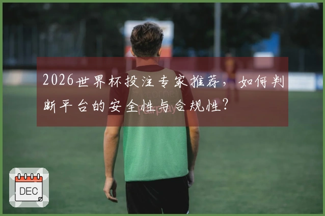 2026世界杯投注专家推荐，如何判断平台的安全性与合规性？